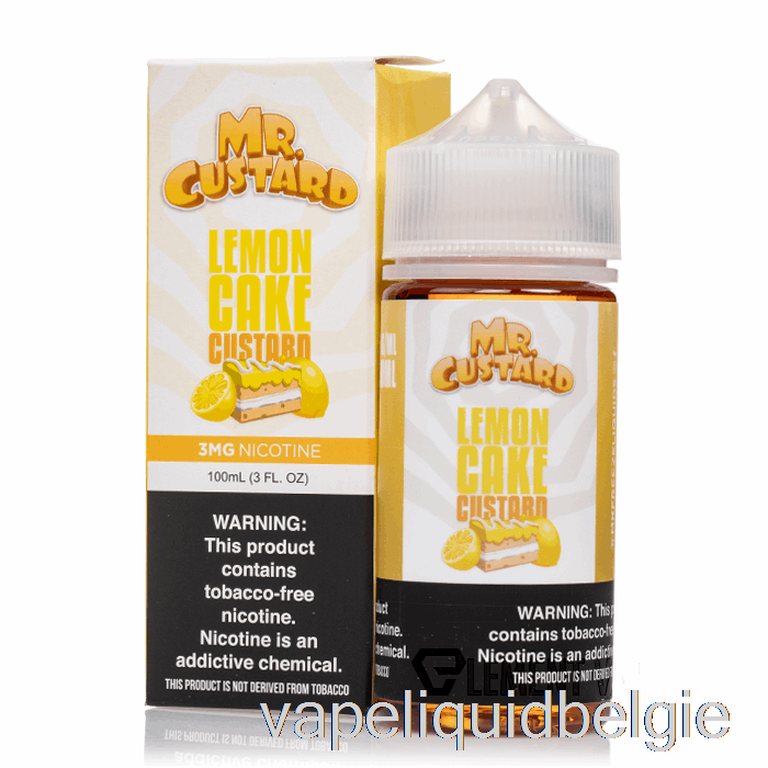 Vape Smaken Citroencakevla - Mr Custard - 100ml 0mg